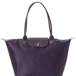 Longchamp Le Pliage Purple Tote Bag